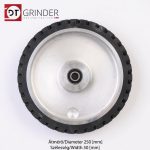 Pogumované kontaktní kolo 200x50 [mm] - žebrované - Obrázek 4