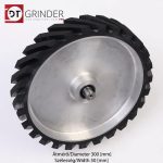 Pogumované kontaktní kolo 300x50 [mm] - žebrované